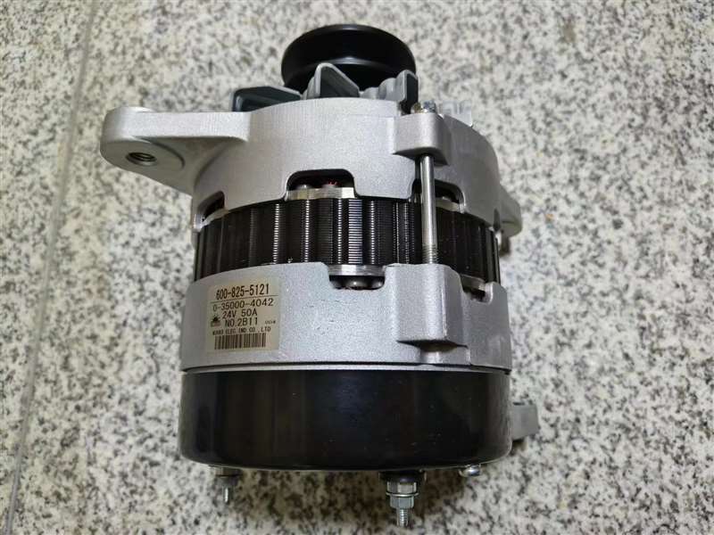 KOMATSU SAA6D125E ALTERNATOR 0-35000-4040 0-35000-4041 0-35000-4042 600-825-5121 600-825-6250